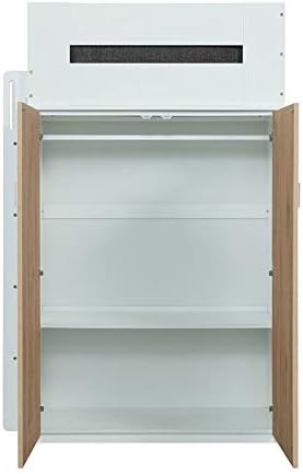 Nerice Twin Loft Bed W/Desk & Wardrobe