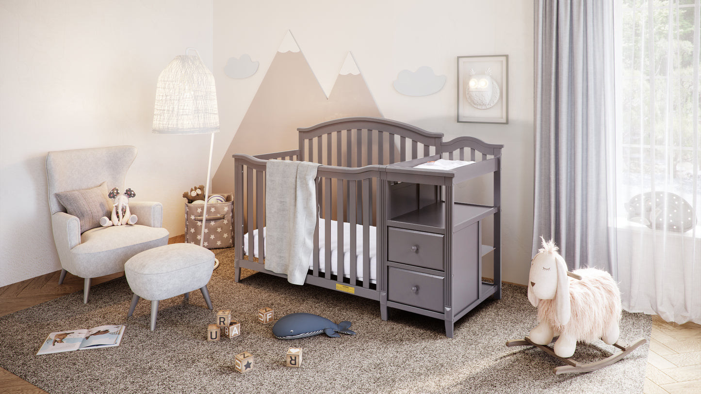 Kali 4-in-1 Convertible Crib and Changer