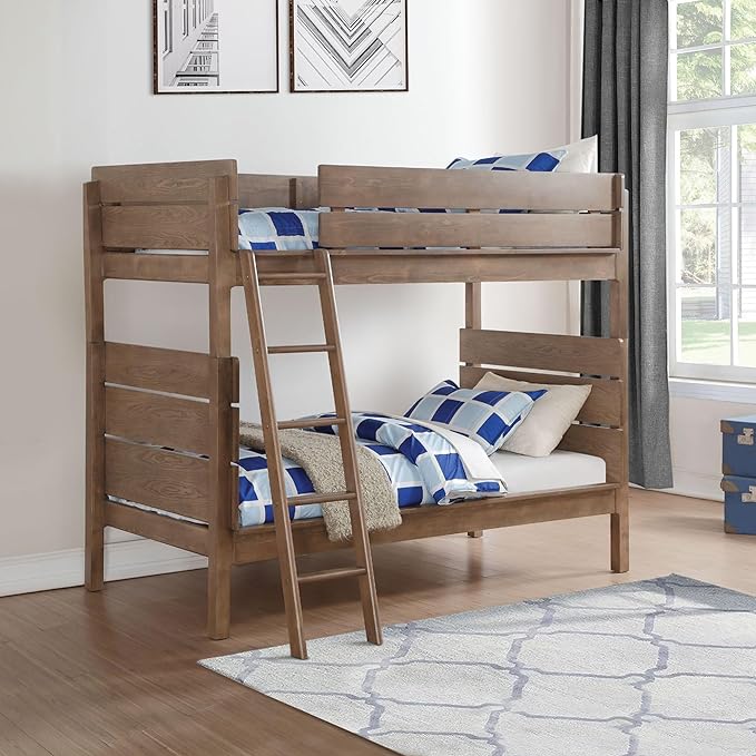 Ranta Twin/Twin Bunk Solid Oak Bed