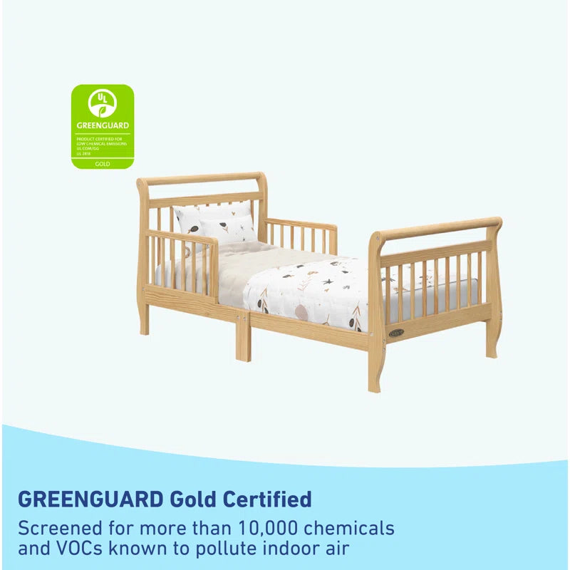 Graco Classic Sleigh Toddler Bed With Guardrails