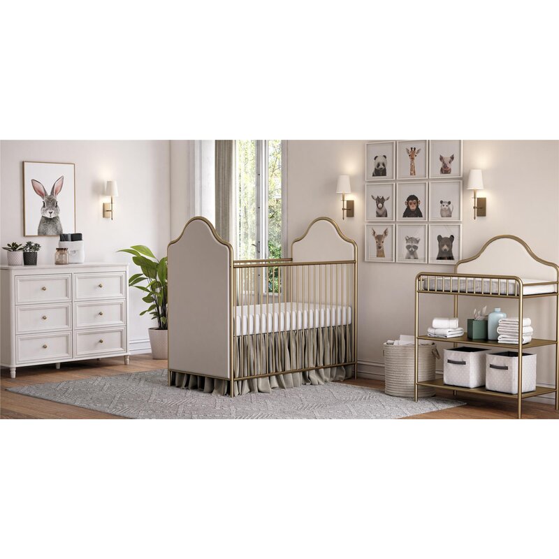 Piper 2-in-1 Convertible Upholstered Crib