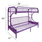 Eclipse Twin/Full Futon Bunk Bed