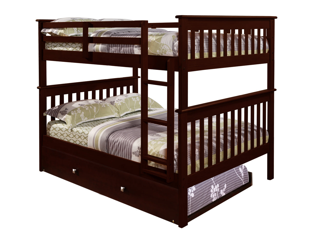 Erath Mission Full Over Full Bunk Bed with Storage Drawers