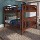 Erath Mission Full Over Full Bunk Bed with Storage Drawers