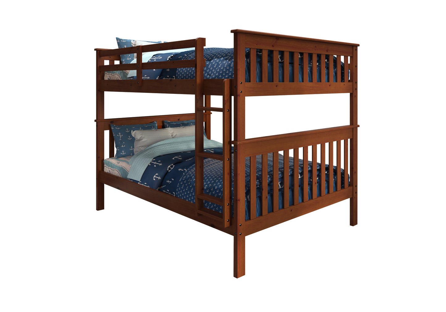 Erath Mission Full Over Full Bunk Bed with Storage Drawers