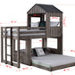 Cottage Twin over Full House Bunk Bed