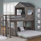 Cottage Twin over Full House Bunk Bed