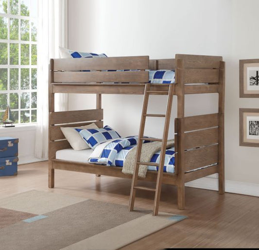 Ranta Twin/Twin Bunk Solid Oak Bed