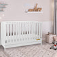 AFG Mila 3-in-1 Convertible Crib with Drawer White