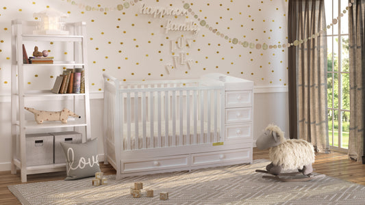 Daphne 2-in-1 Crib and Changing Table
