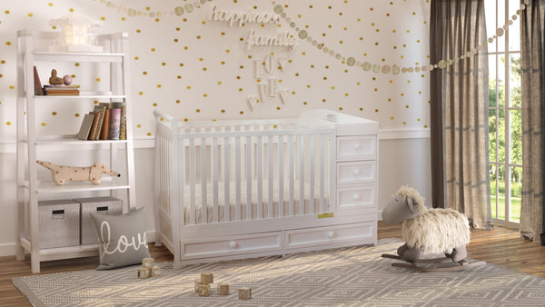 Daphne 2-in-1 Crib and Changing Table
