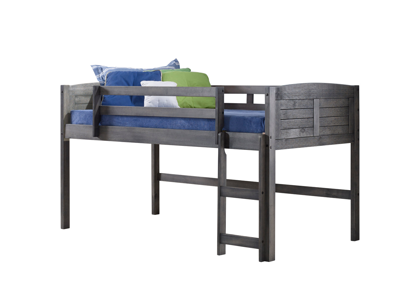 Louver Twin Low Loft Bed