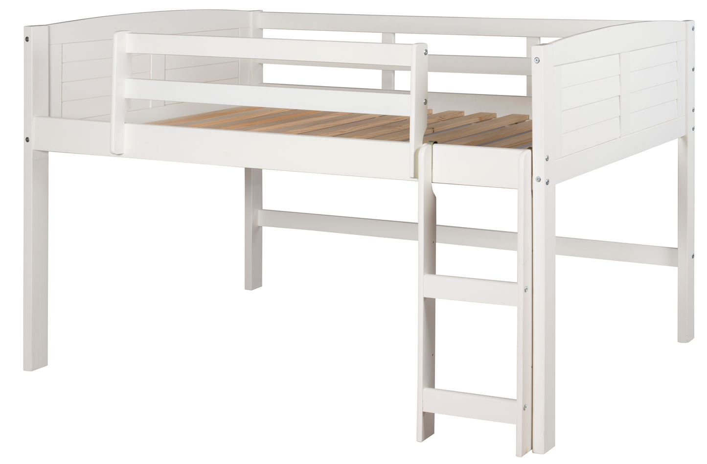 Louver Twin Low Loft Bed