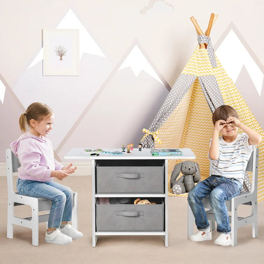 Betul Kids 3 Piece Play Or Activity Table and Chair Set