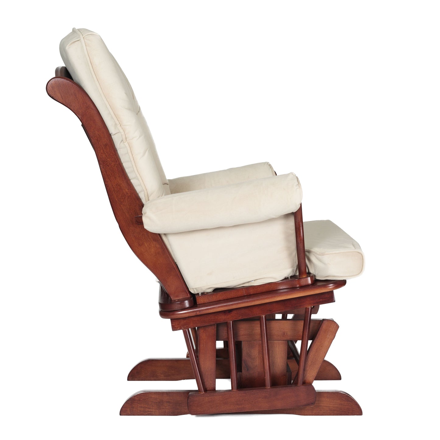 Sleigh Glider Nursing Chair and Ottoman