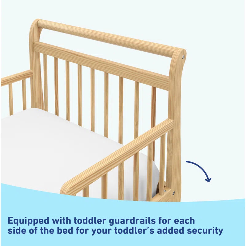 Graco Classic Sleigh Toddler Bed With Guardrails