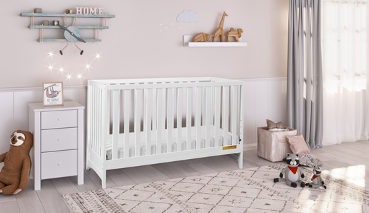 Mila II 3-in-1 Convertible Crib White