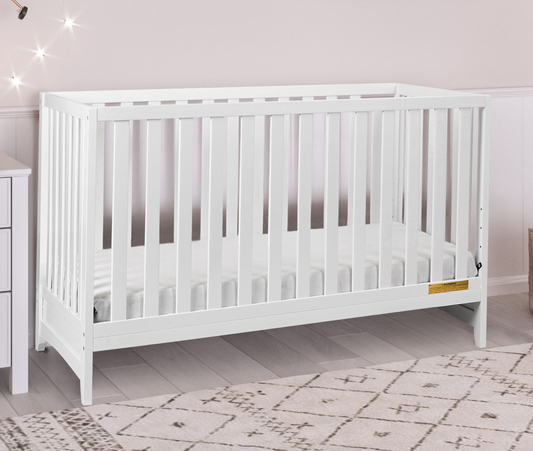 Mila II 3-in-1 Convertible Crib White