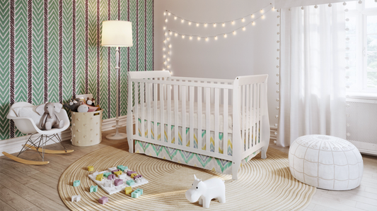 Naomi 4-in-1 Convertible Crib with Toddler Guardrail